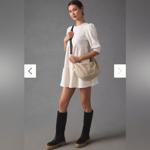 T. La Savannah Puff-Sleeved Mini Dress from Anthropology